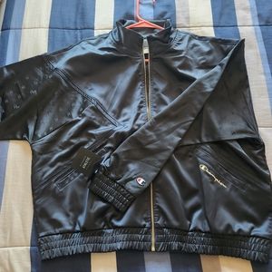 Satin Champions bomber Jacket
